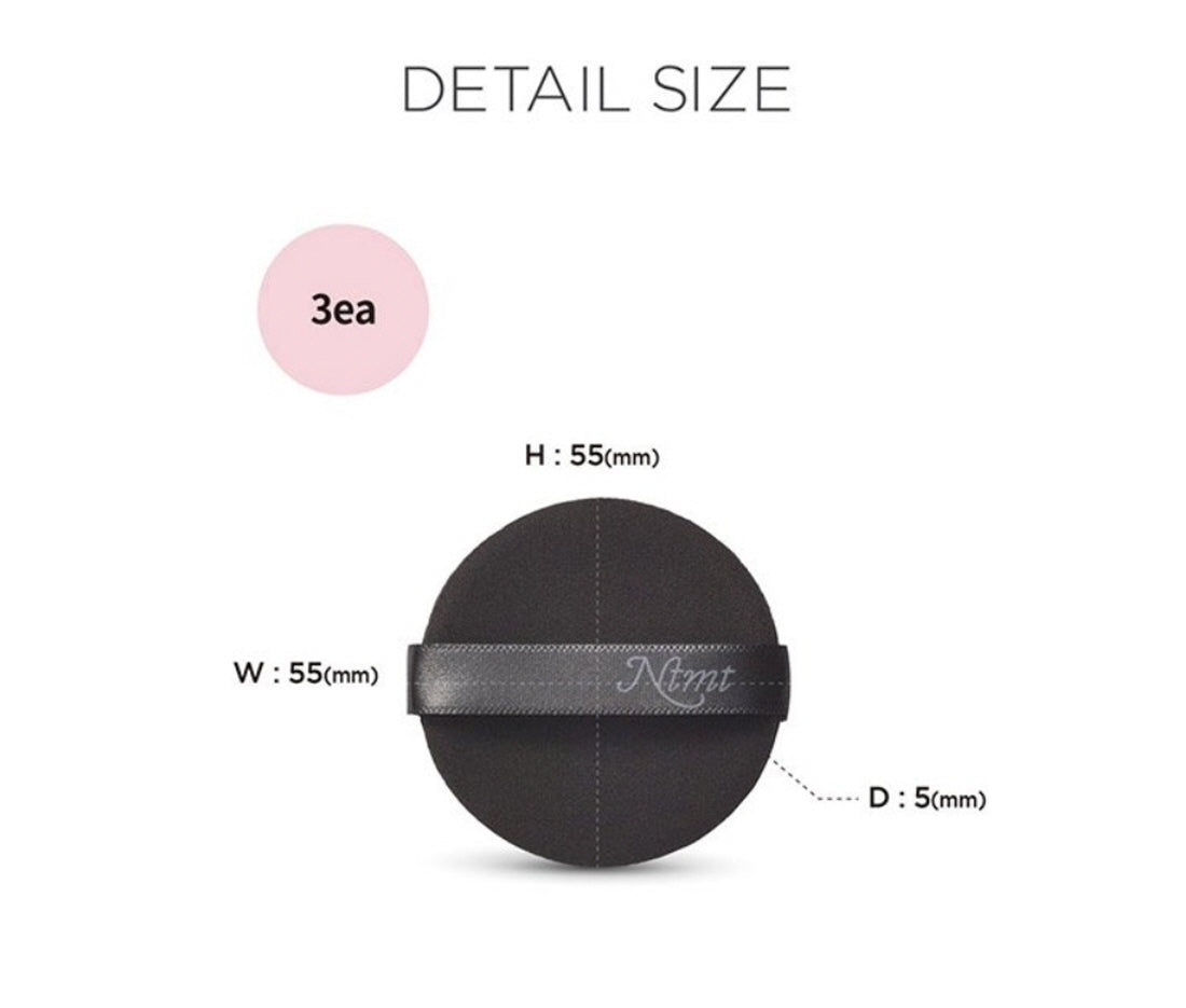 NTMT 3Pcs Water Corrector Makeup Sponge Puff