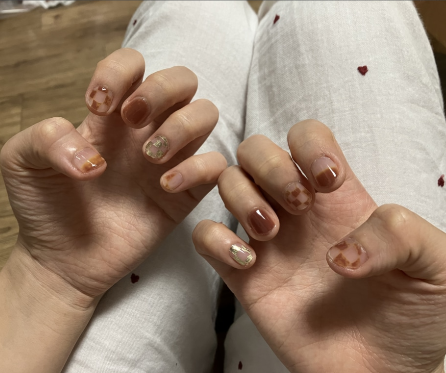 keepu Vintage Couch Custom Nails Gel Tube