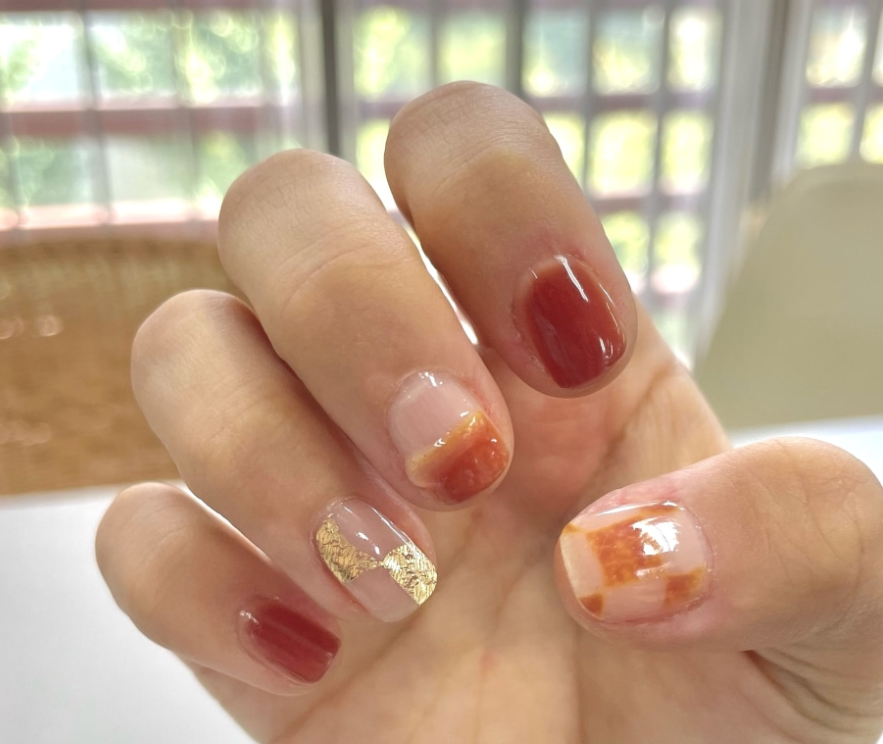 keepu Vintage Couch Custom Nails Gel Tube