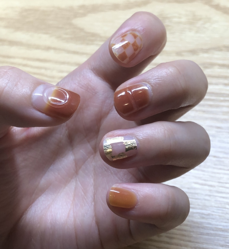 keepu Vintage Couch Custom Nails Gel Tube