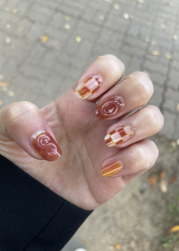 keepu Vintage Couch Custom Nails Gel Tube