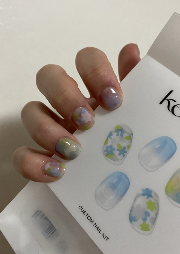 keepu Flower Shower Custom Nails Gel Tube