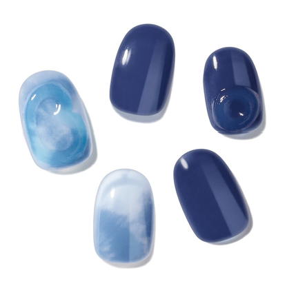 keepu Indigo Tie-Dye Custom Nails Gel Tube