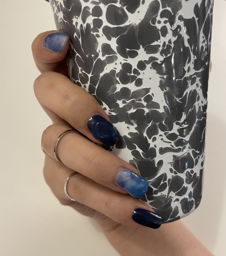 keepu Indigo Tie-Dye Custom Nails Gel Tube