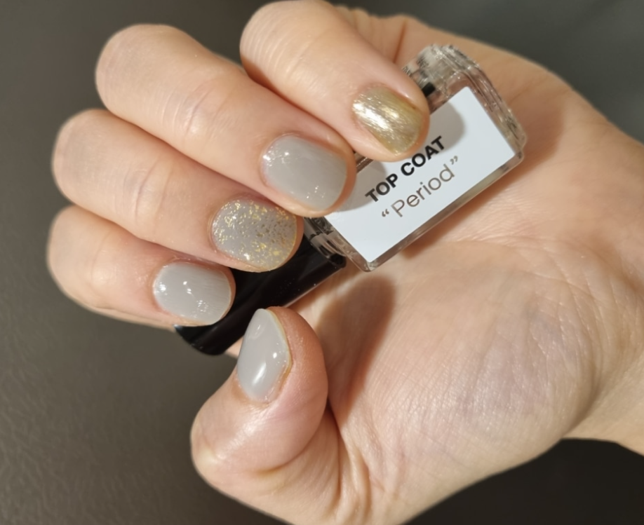 keepu Malibu Night Custom Nails Silver Mirror Powder