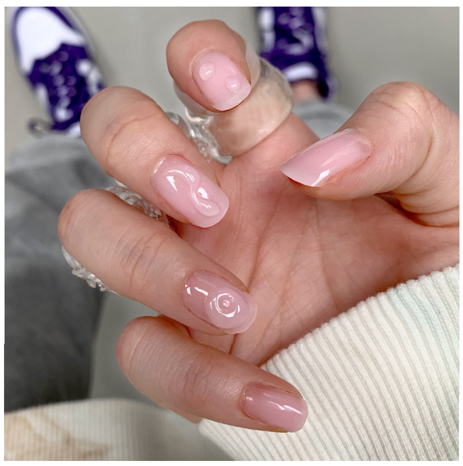 keepu Pink Blush Custom Nails Gel Tube