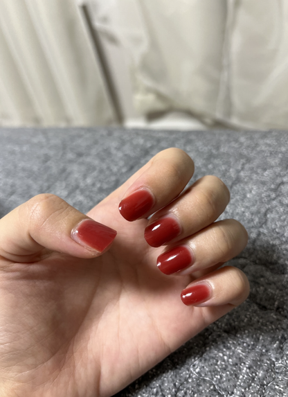 keepu Red on Red Custom Nails Gel Tube