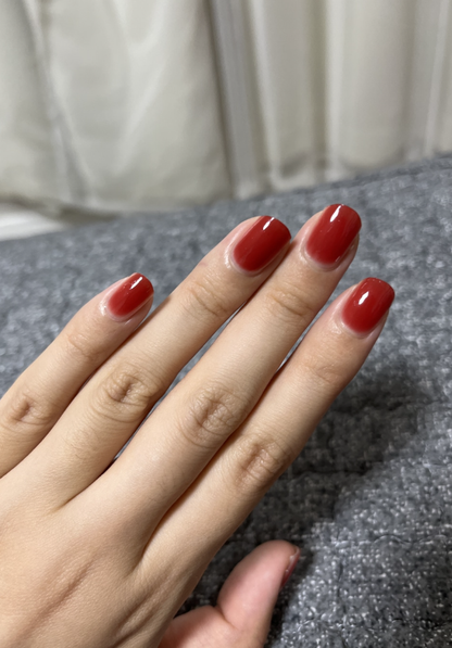 keepu Red on Red Custom Nails Gel Tube