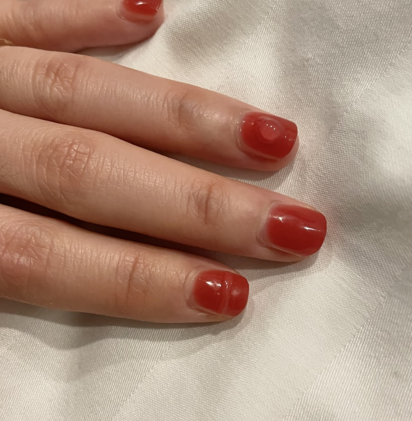 keepu Red on Red Custom Nails Gel Tube