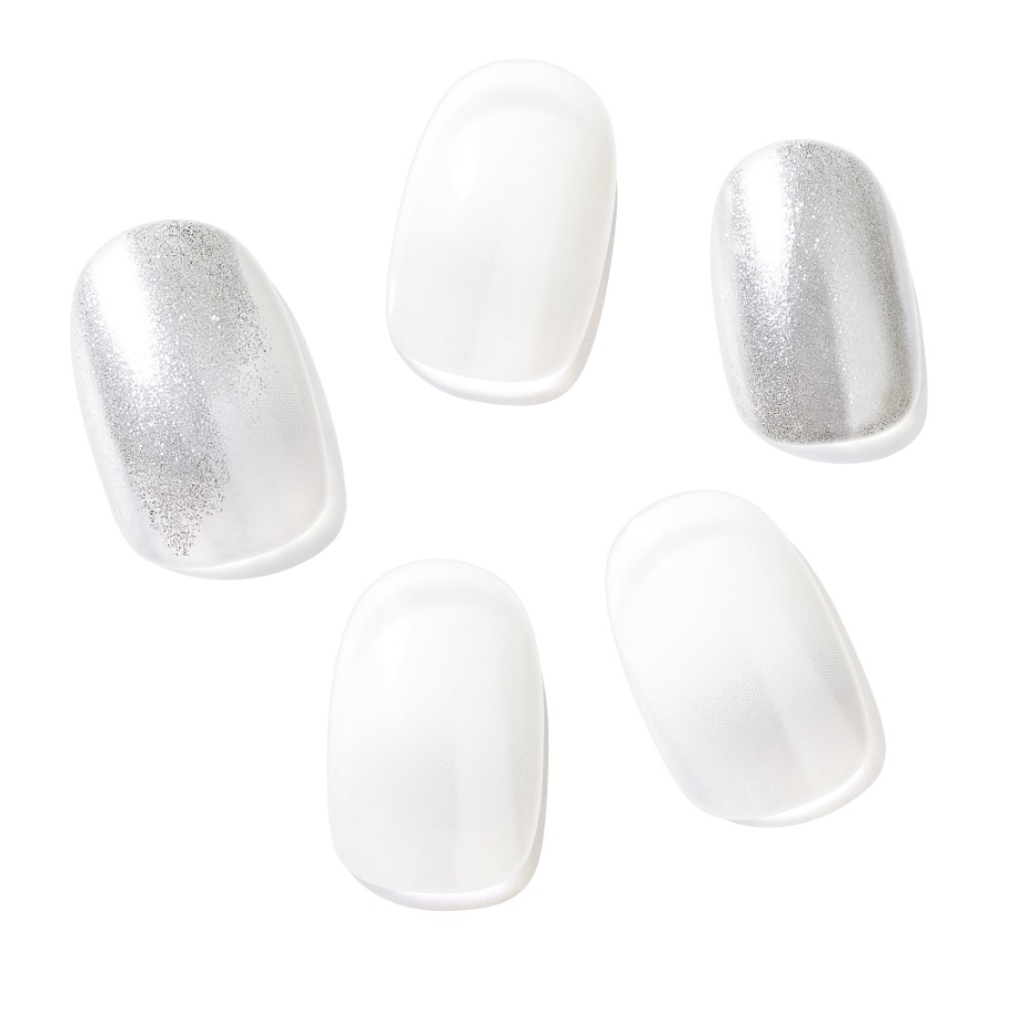 keepu Urban Snow Custom Nails Silver Mirror Powder