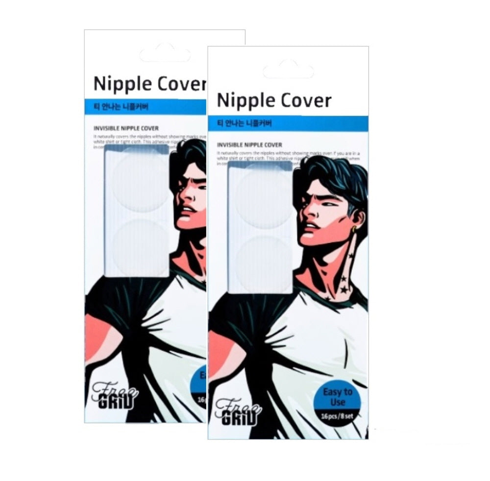 FreeGrid [2Pack] Nipple Cover for Men