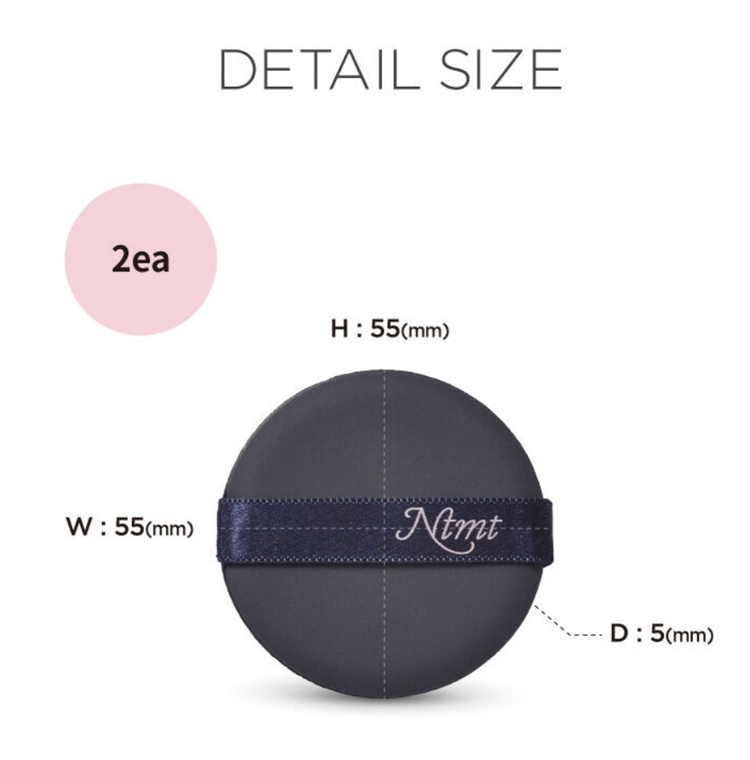 Ntmt 2 Pcs NAVY CELL Shimmer Makeup Sponge Puff