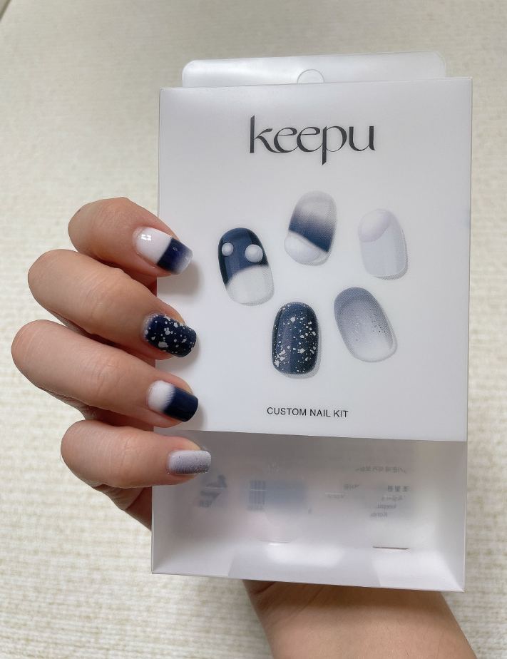 keepu Eternal Snow Custom Nails Gel Tube