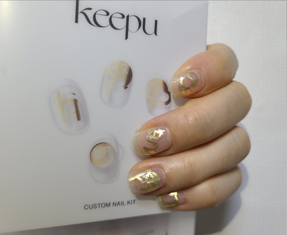 keepu Happy Sad Custom Nails Gel Tube