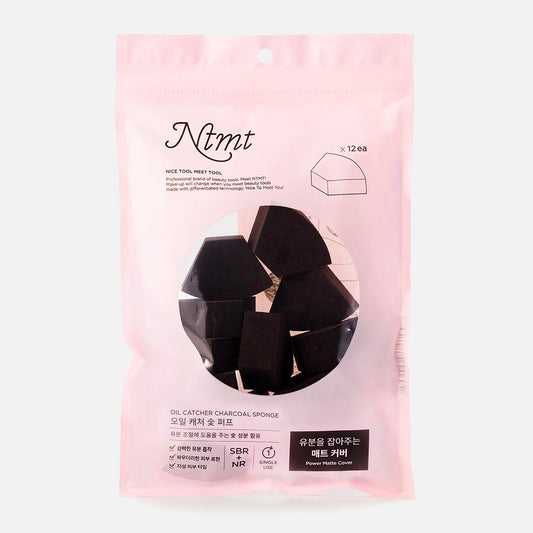 Ntmt Oil Catcher Charcoal Makeup Blotting Sponge